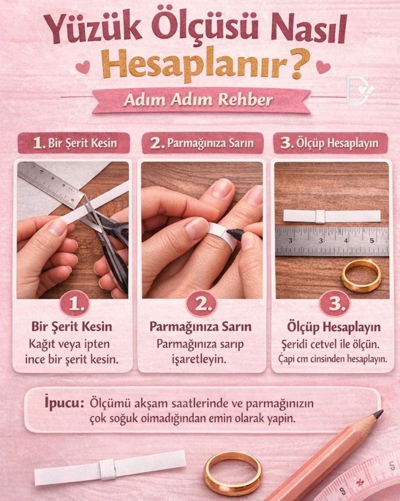 Yüzük Ölçüsü Nasıl Hesaplanır?