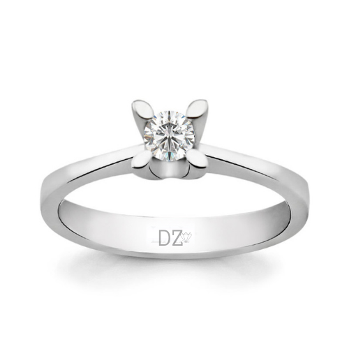 0.20 ct. F Renk Pırlanta Tektaş Yüzük