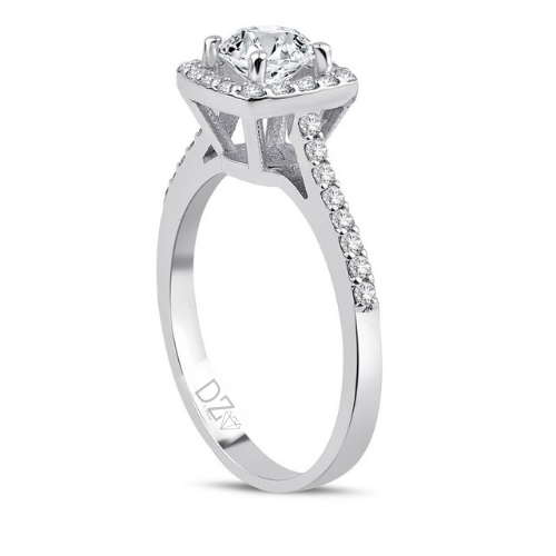 1.05 Karat F Renk Kolu Taşlı Tektaş Yüzük