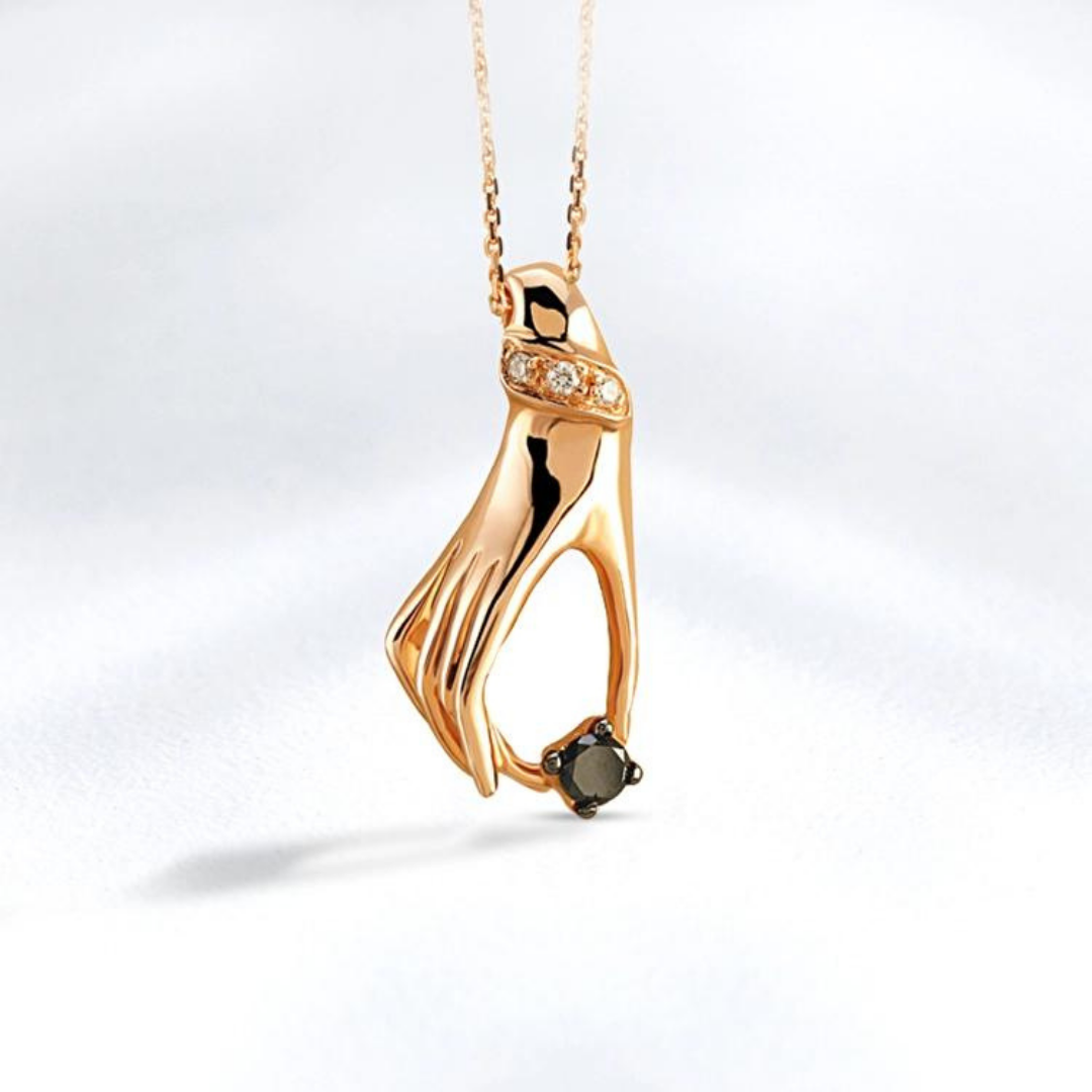 0,09 Karat Pırlanta Kolye