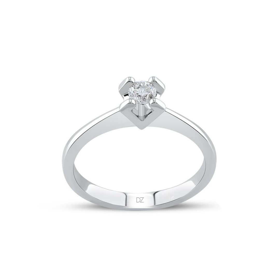 0.10 ct  Tektaş Pırlanta Yüzük