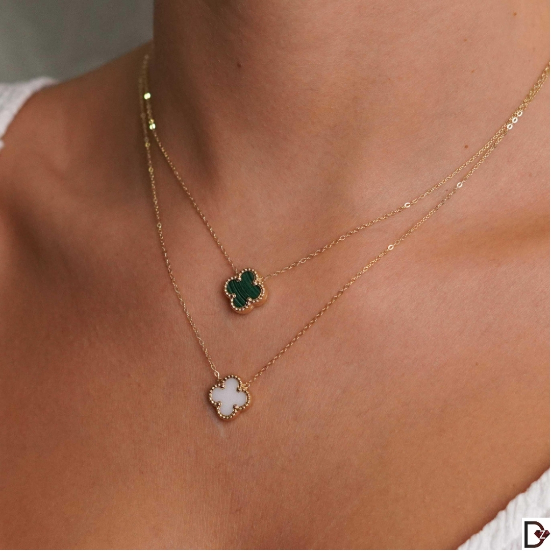 Van Cleef Yonca Kolye-Beyaz