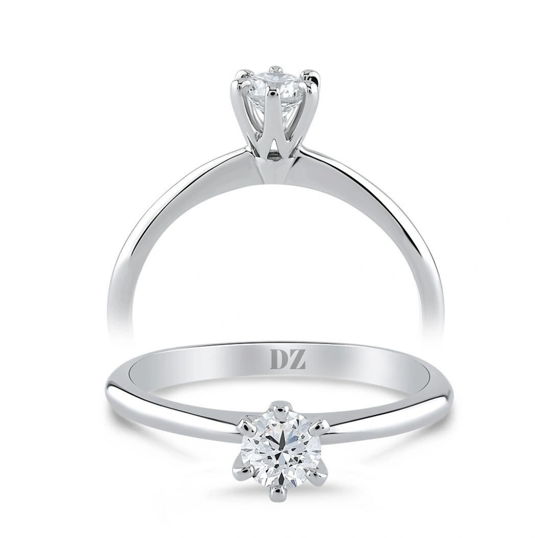 0.40 Karat Pırlanta Tektaş Yüzük