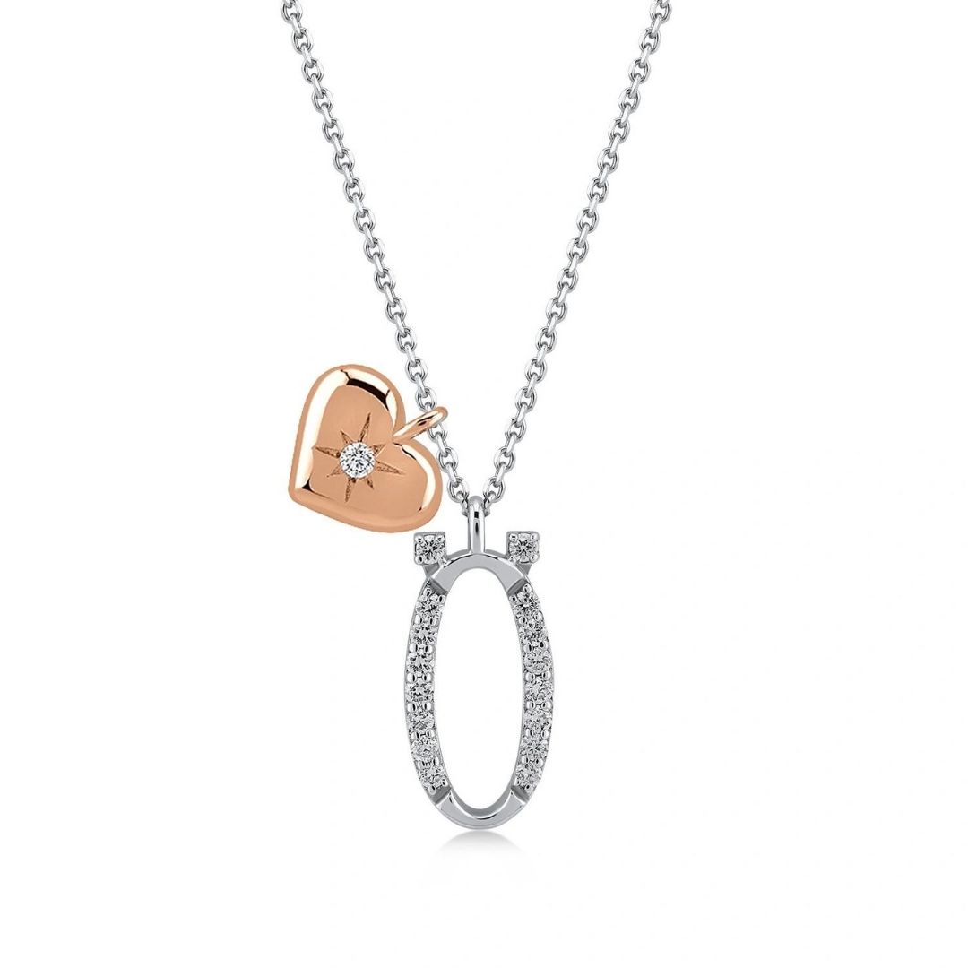 Ö Harfi Pırlanta Kolye