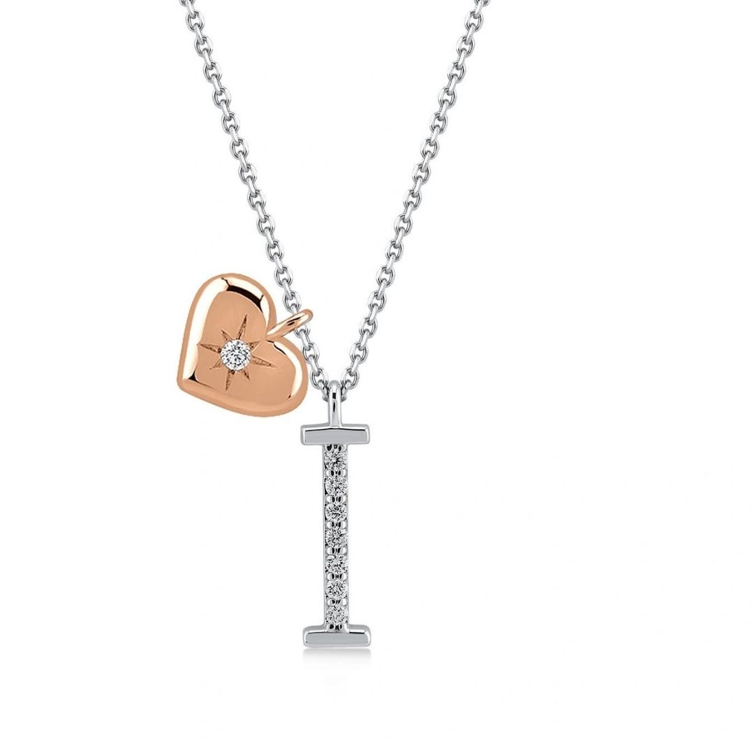 I Harfi Pırlanta Kolye